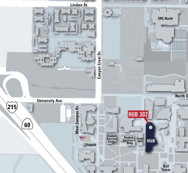 Map of UC Riverside | Inspiring R'Leaders